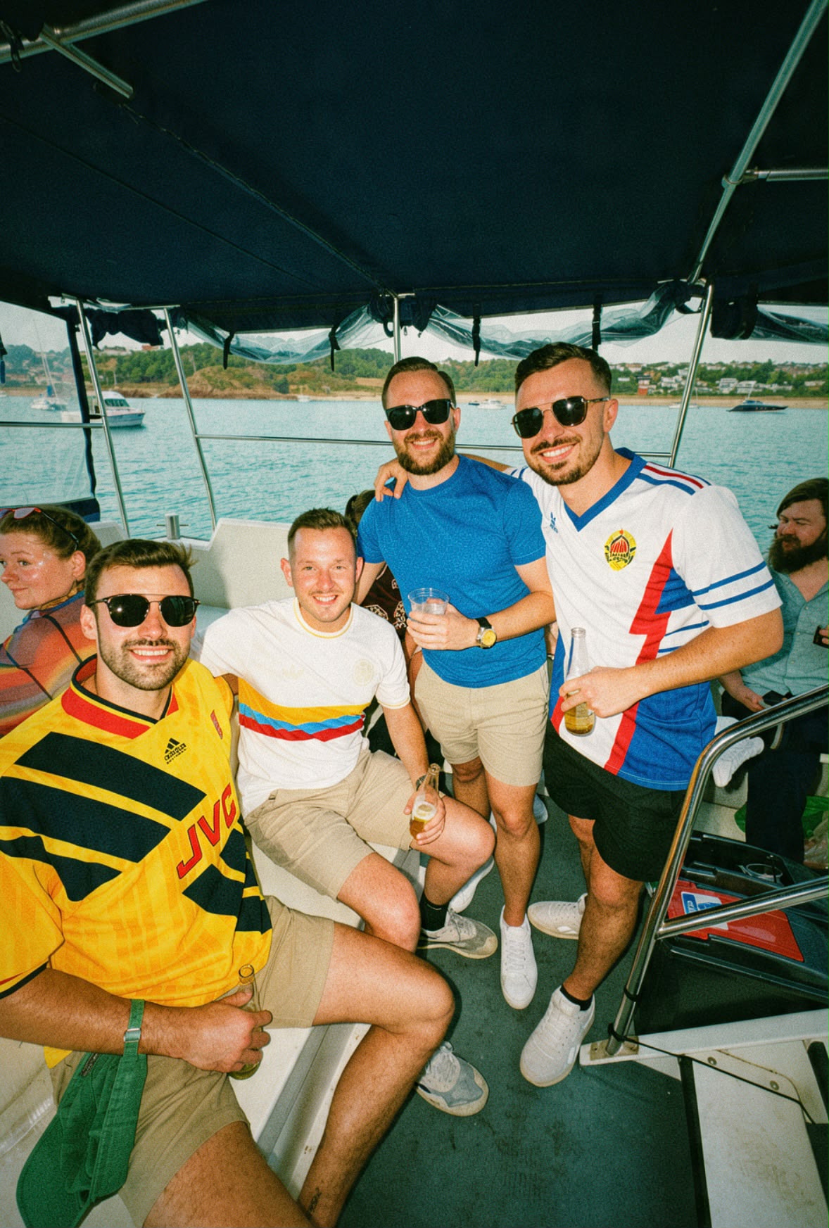 Guests on deck during an Abandon Ship sailing off the Jersey coast